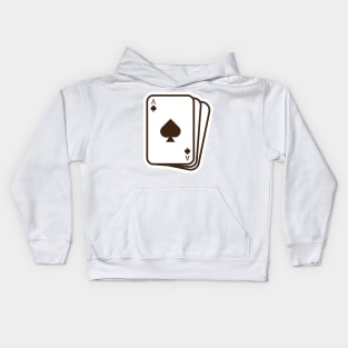 stack of cards Kids Hoodie